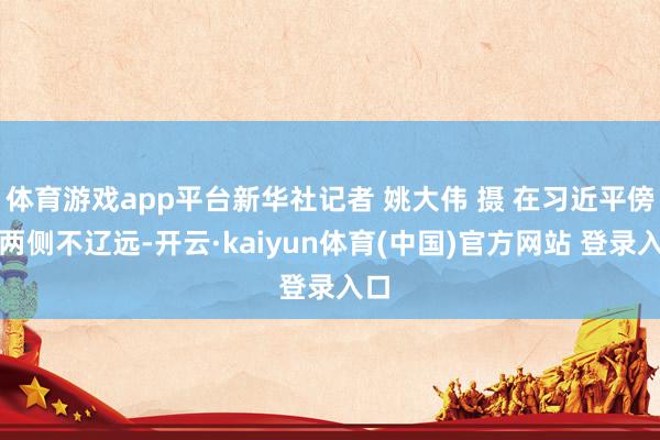 体育游戏app平台新华社记者 姚大伟 摄 在习近平傍边两侧不辽远-开云·kaiyun体育(中国)官方网站 登录入口